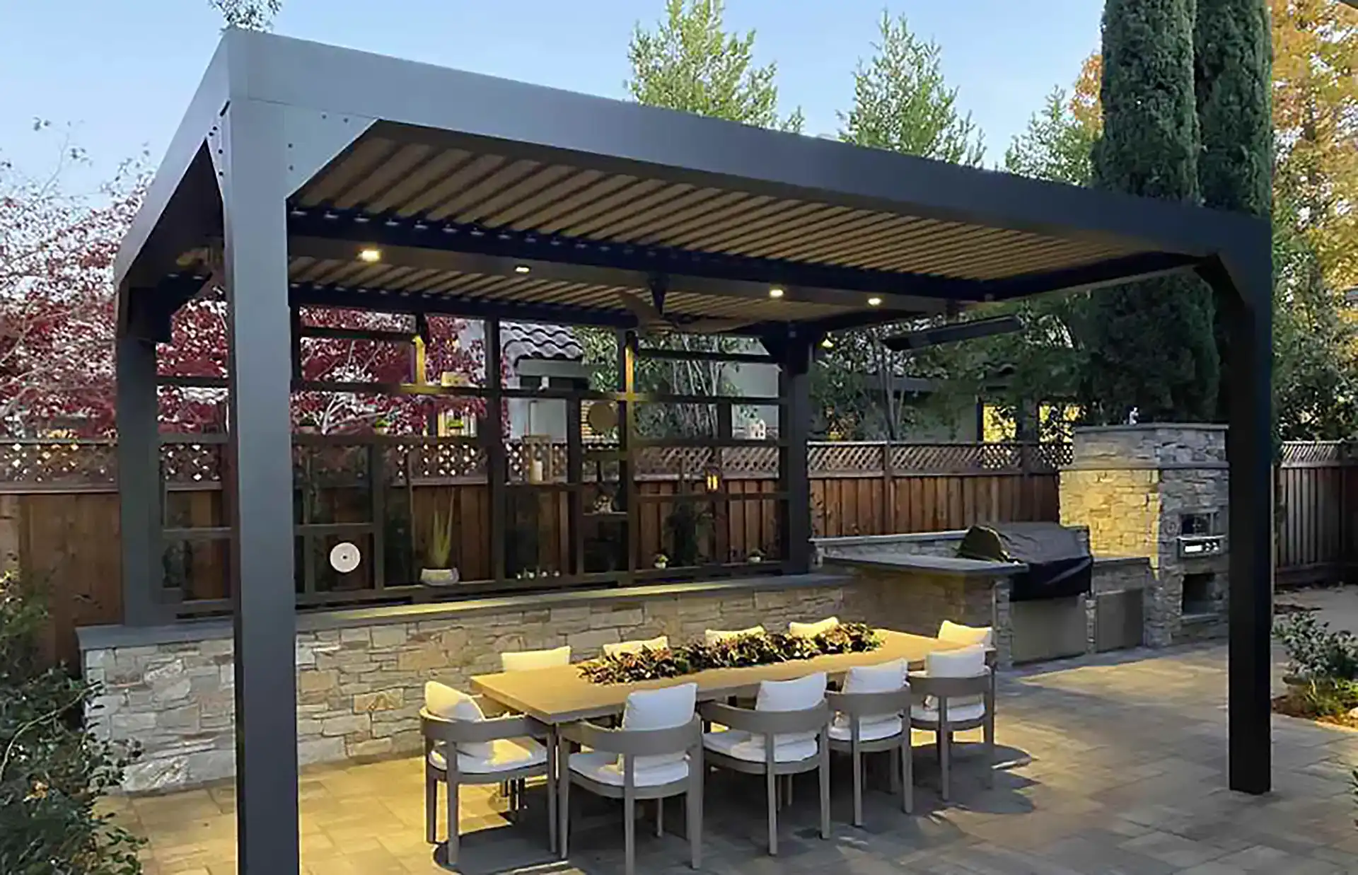 Aluminum pergola size guide for installation in northern california